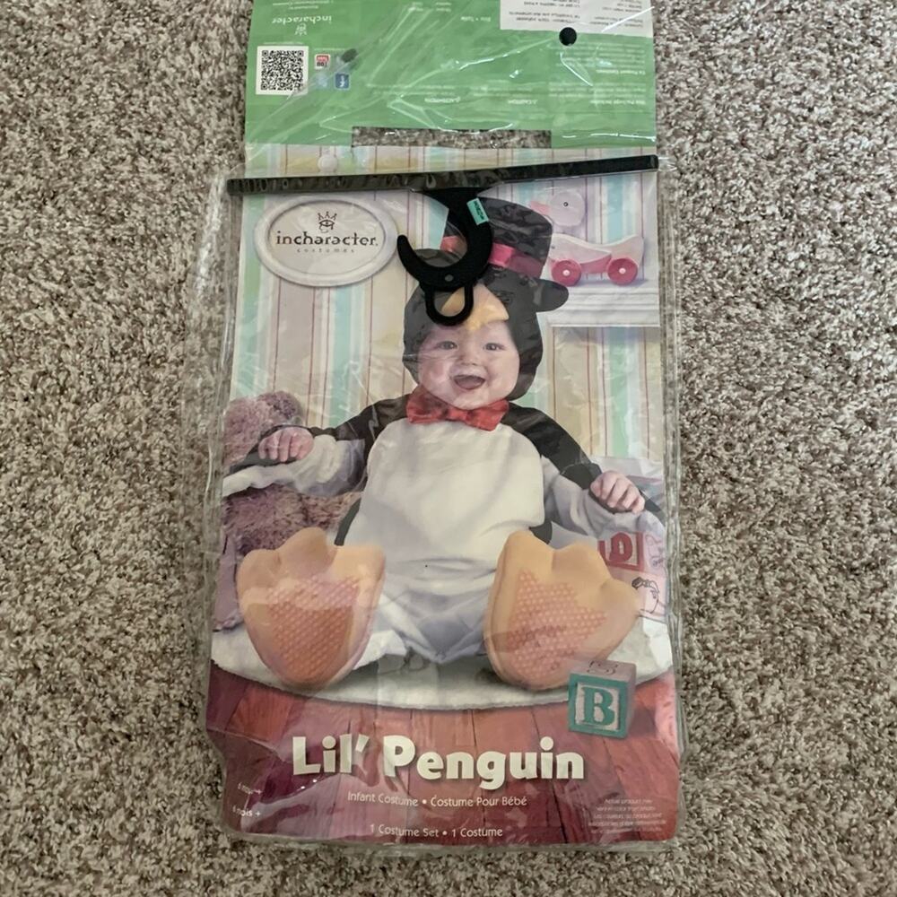 InCharacter Kids Lil Penguin Halloween Costume Dress Up - Picture 2 of 7